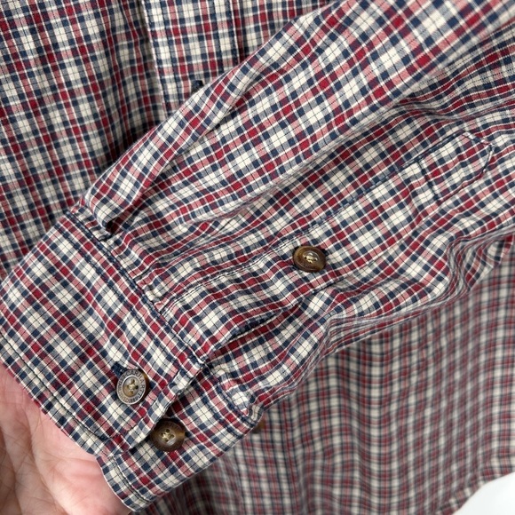 Carhartt plaid button down long sleeve shirt, XL, cotton, soft Work Shirt - Picture 6 of 7